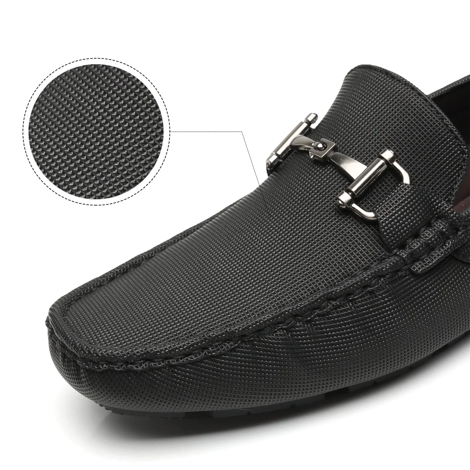 Men's Driving Moccasins Rover-1-black