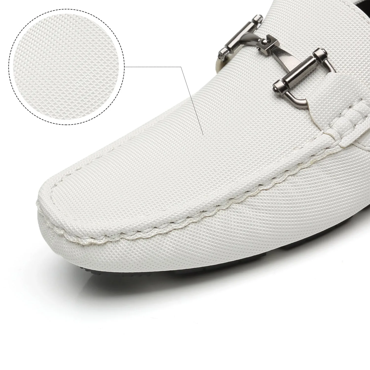 Men's Driving Moccasins Rover-1-white