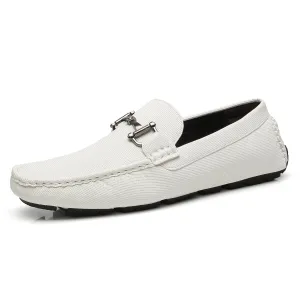 Men's Driving Moccasins Rover-1-white