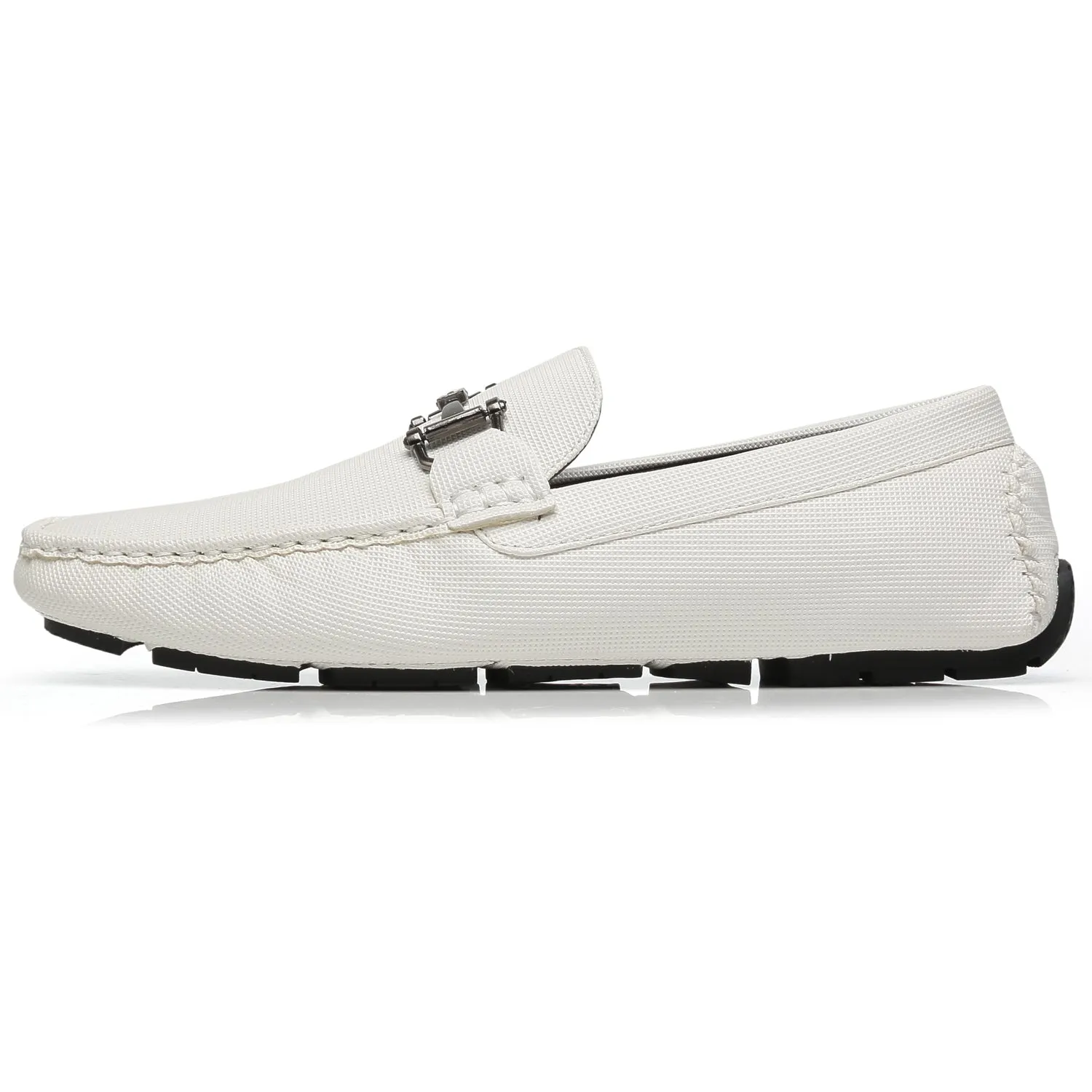 Men's Driving Moccasins Rover-1-white