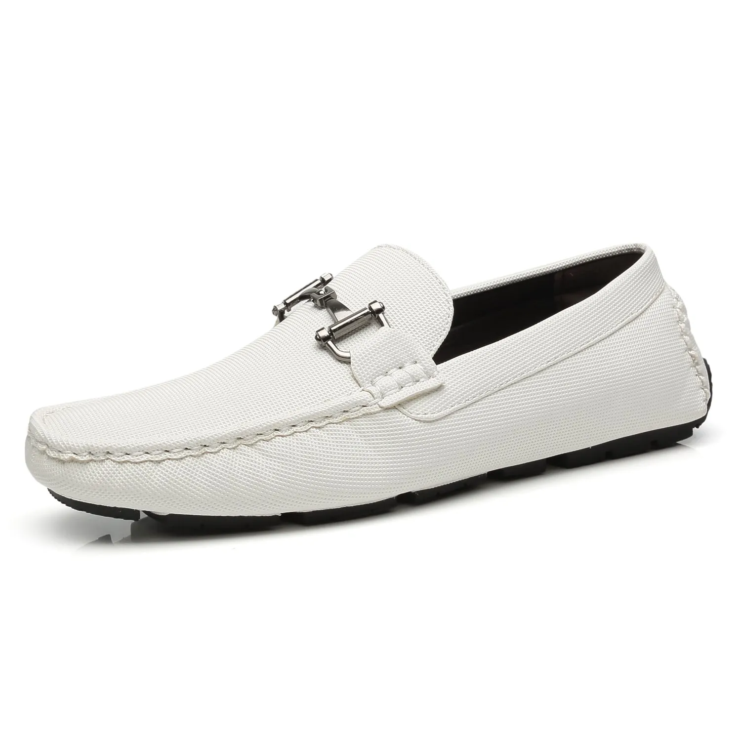 Men's Driving Moccasins Rover-1-white