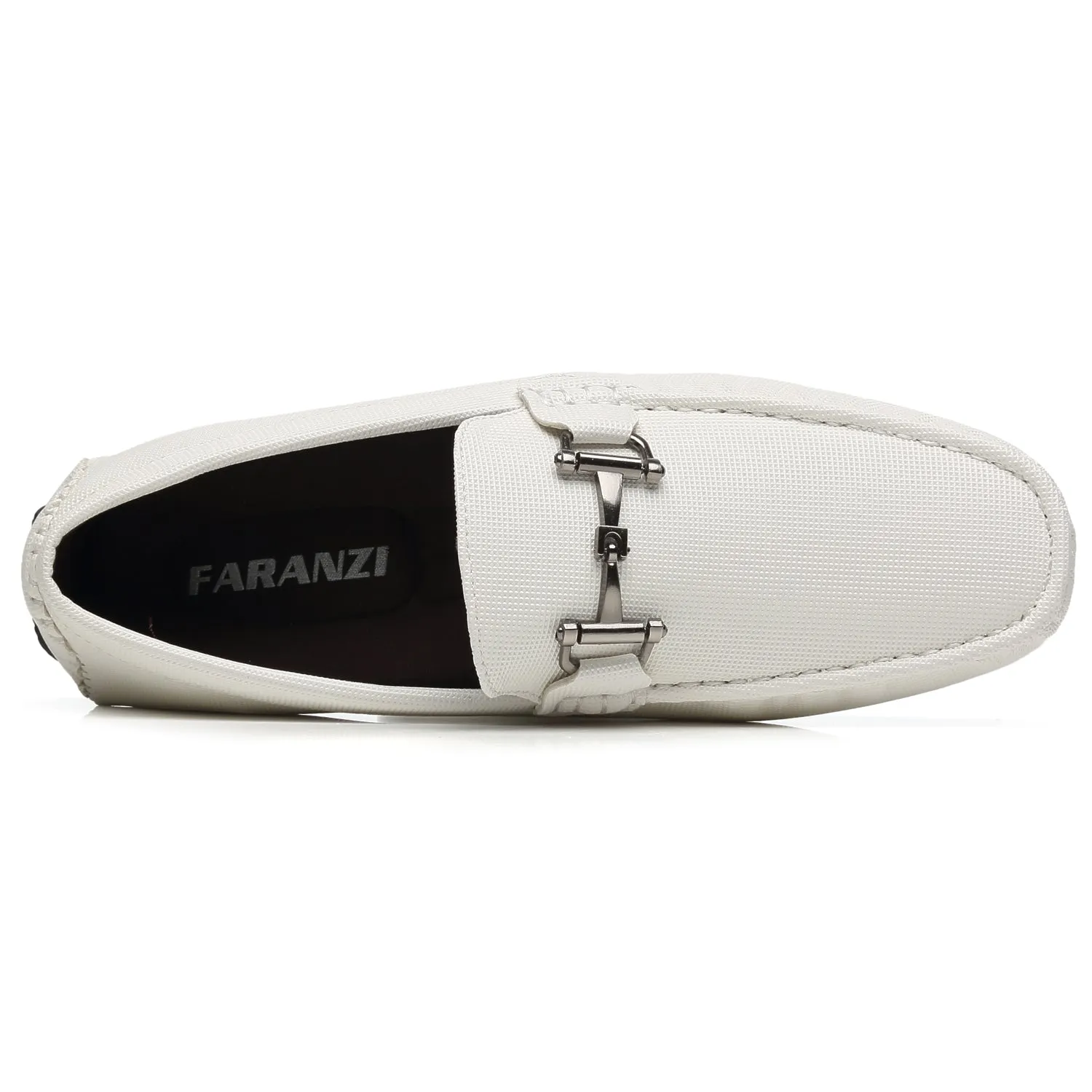 Men's Driving Moccasins Rover-1-white