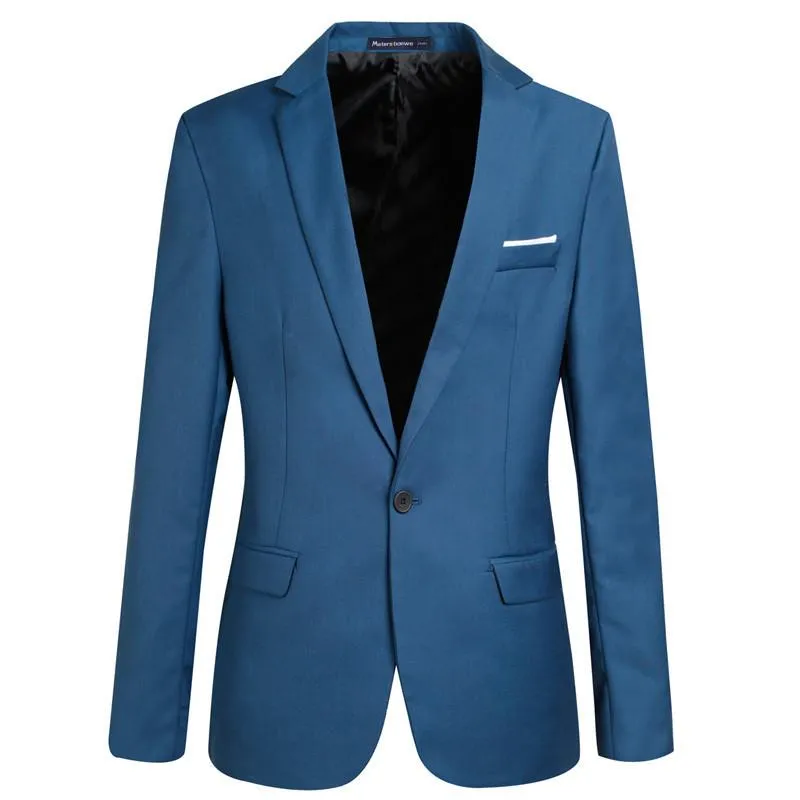 Men's Fashion Pocket Design Blazer
