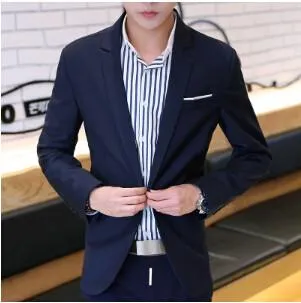 Men's Fashion Pocket Design Blazer