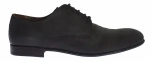 Mens Green Leather Dress Formal Derby Shoes