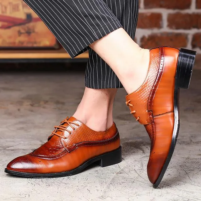 Men's High Quality Men Oxfords Up To Size 14 In 3 Colors