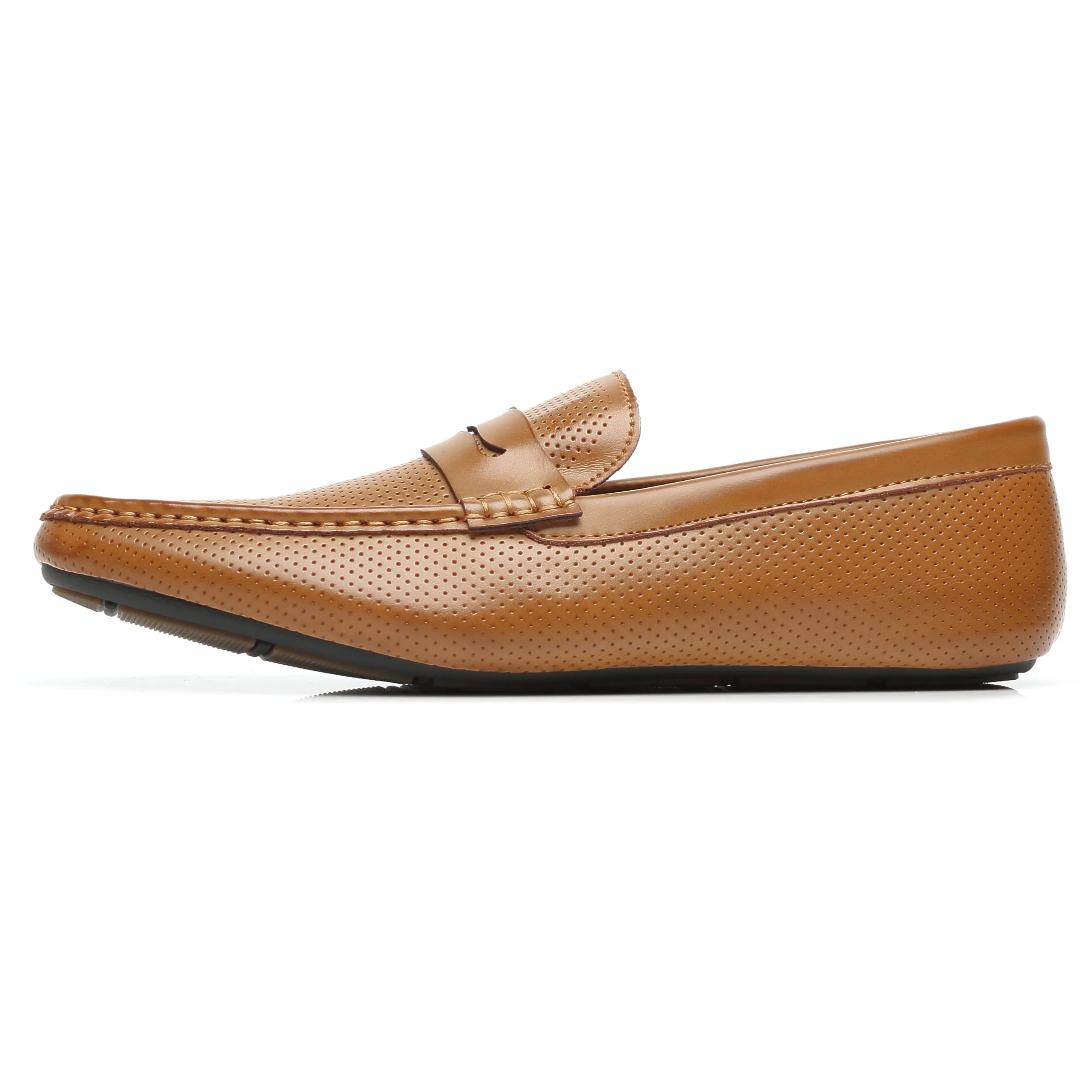 Men's Penny loafers Driving Moccasins Serpent-1-tan