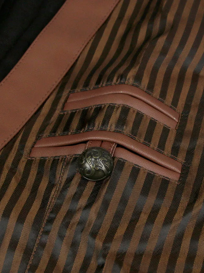 Men's Steampunk Victorian Renaissance Waistcoat Vest Business Suit Vest