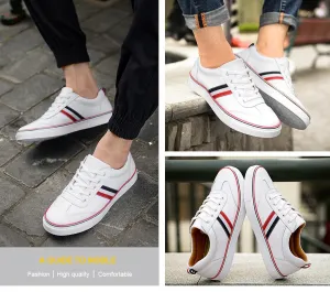 Mens Striped Brogue Loafers