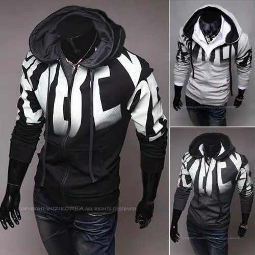 Men's Zip Up Hoodie/Statement
