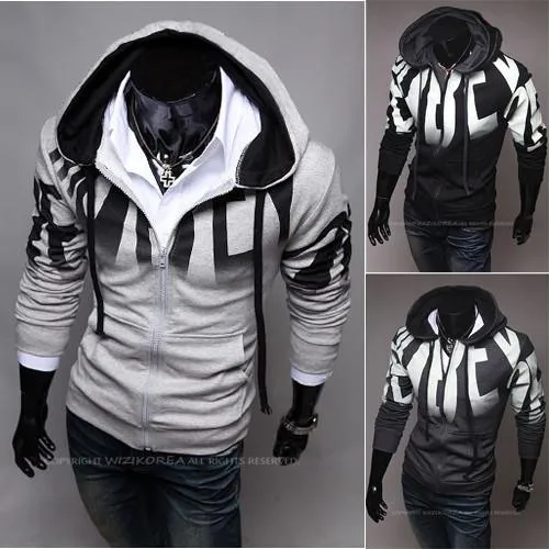 Men's Zip Up Hoodie/Statement