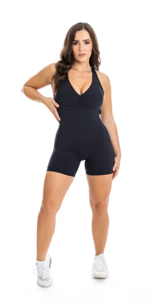 Midnight Body Luxe Short Unitard