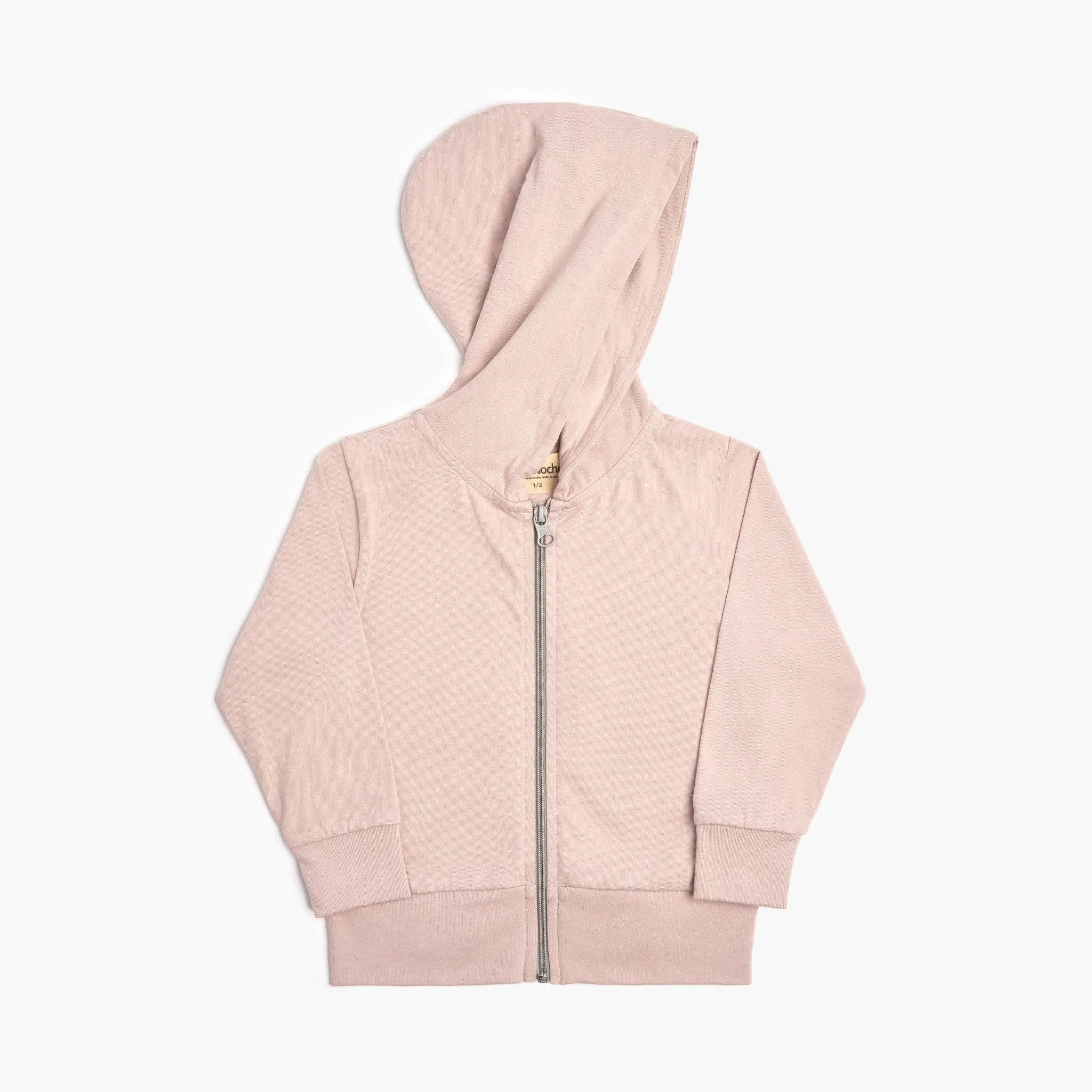 Mini Moiche | Cloud Lush Hoodie | Blush & Navy
