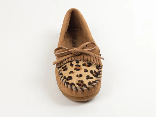 Minnetonka Moccasin Leopard Kilty