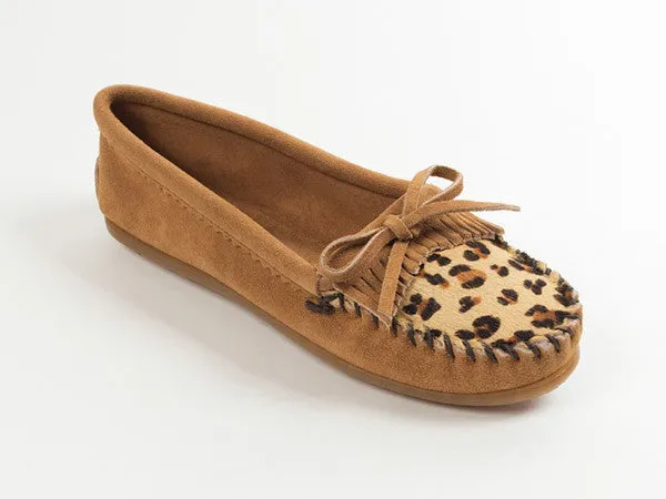 Minnetonka Moccasin Leopard Kilty