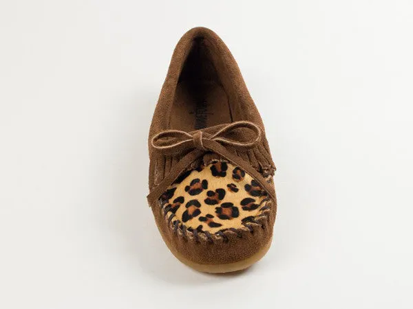 Minnetonka Moccasin Leopard Kilty