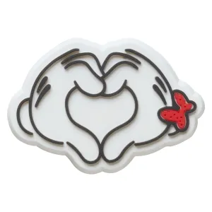 Minnie Mouse Heart Hands Jibbitz