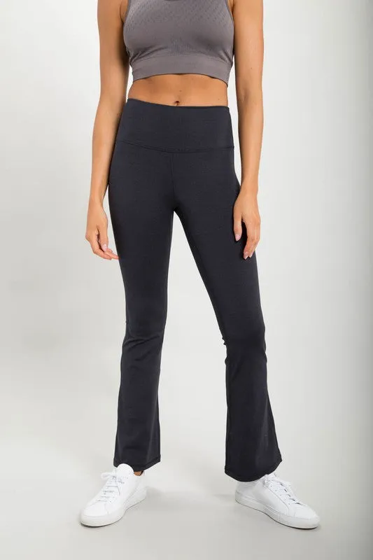 Mono B Flare Swoop High-Waisted Leggings