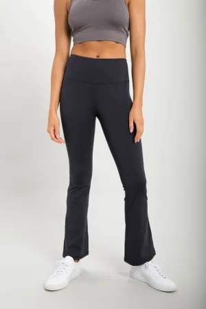Mono B Flare Swoop High-Waisted Leggings