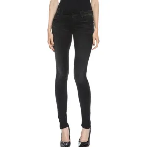 Mother Denim The Looker Black Skinny Jeans in Destroyed Ride Womens Size 24
