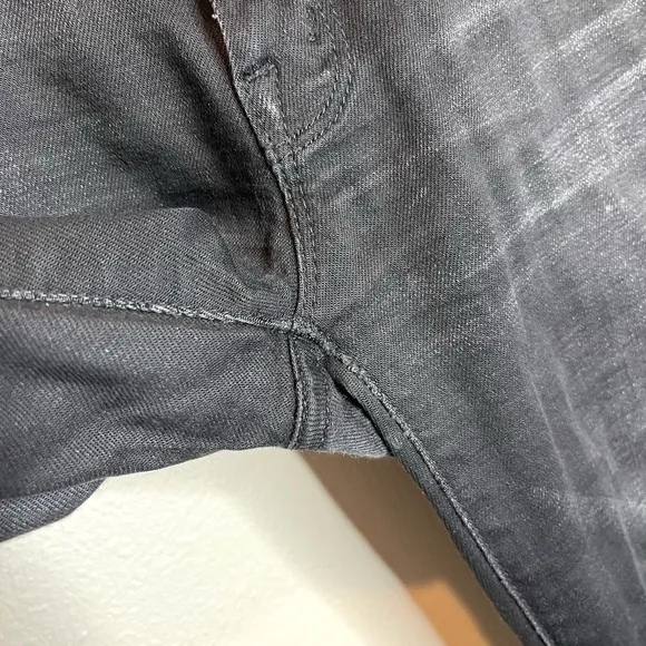 Mother Denim The Looker Black Skinny Jeans in Destroyed Ride Womens Size 24