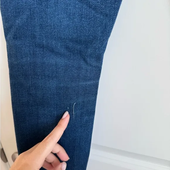 MOTHER Looker Ankle Fray Jeans Size 25