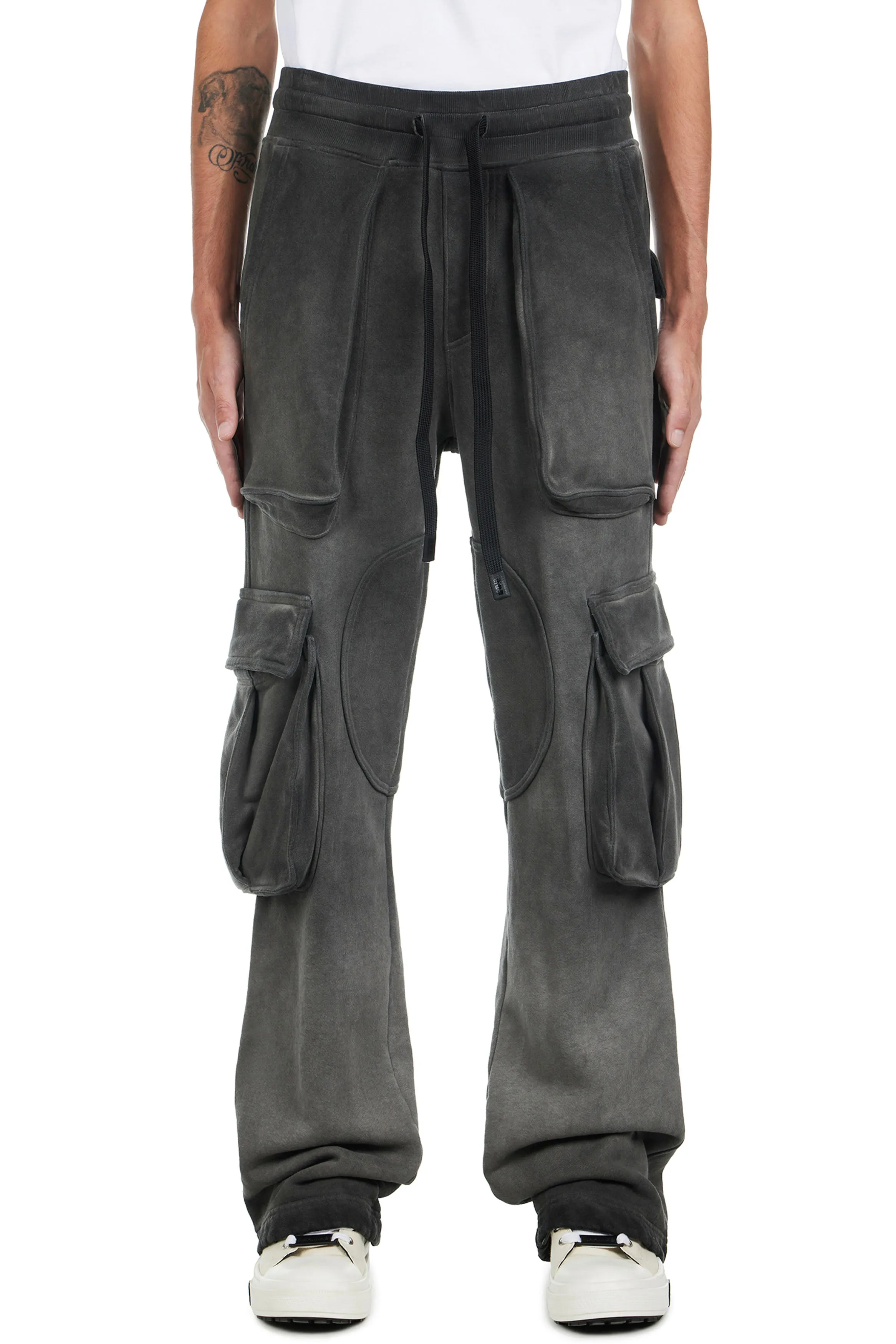 NAHMIAS | SUNFADE LOGO CARGO SWEATPANTS