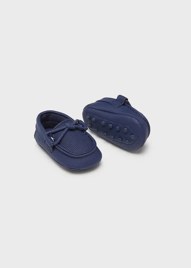 Navy Blue Moccasins