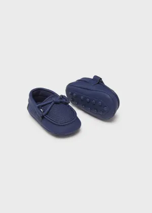Navy Blue Moccasins