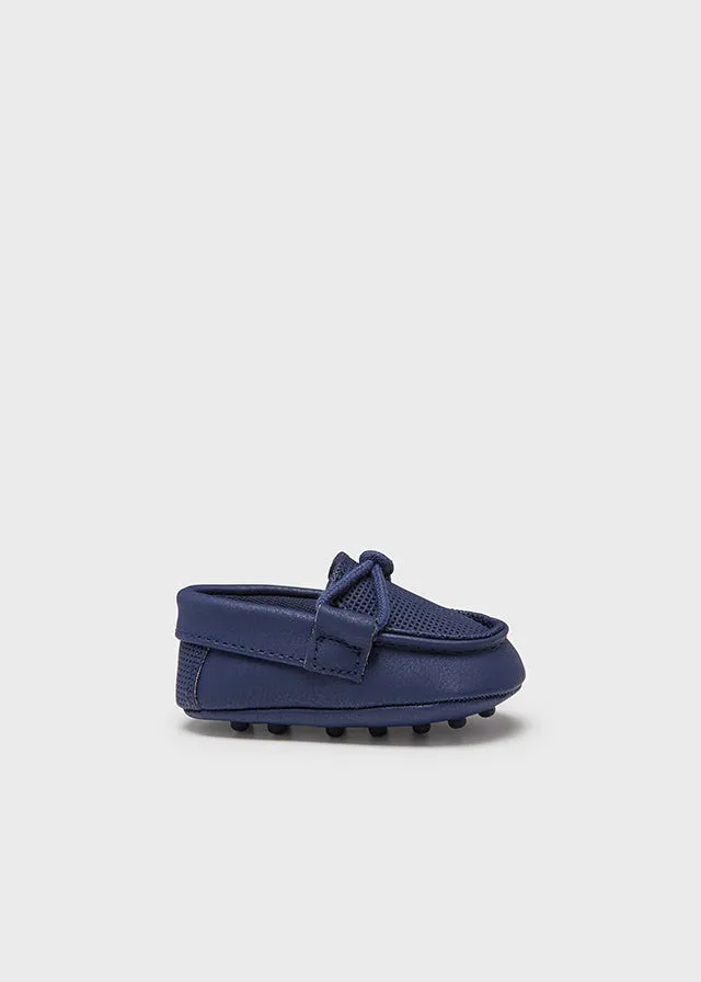 Navy Blue Moccasins