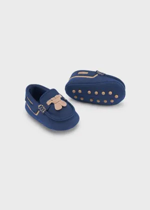 Navy Moccasins