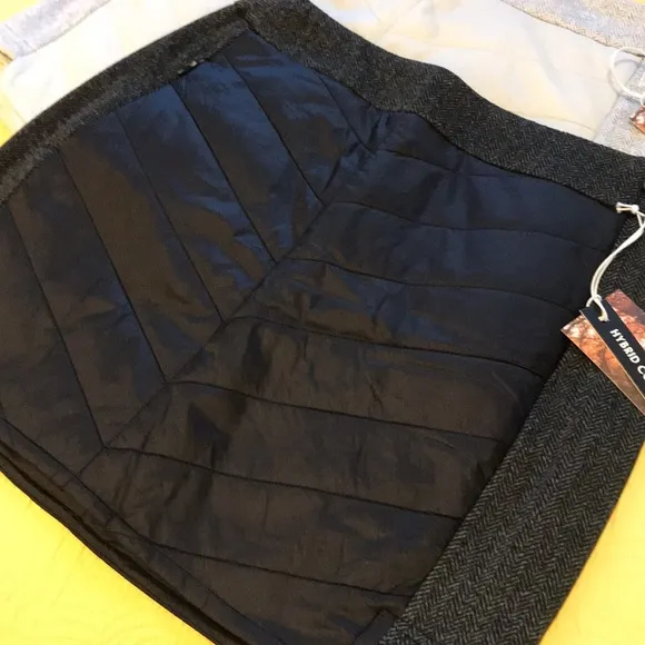 New  KYODAN hybrid puffer skirt zip up &amp; zip pocket! alternatve to Smartwool