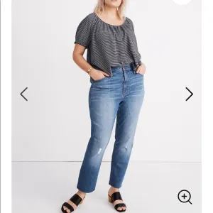 NEW • Madewell • High Waist Crop Slim Boy Jeans