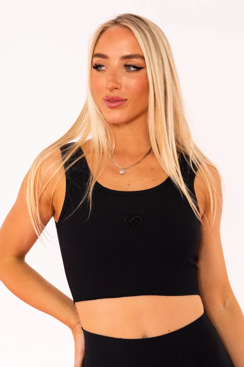 Noir Romi Crop