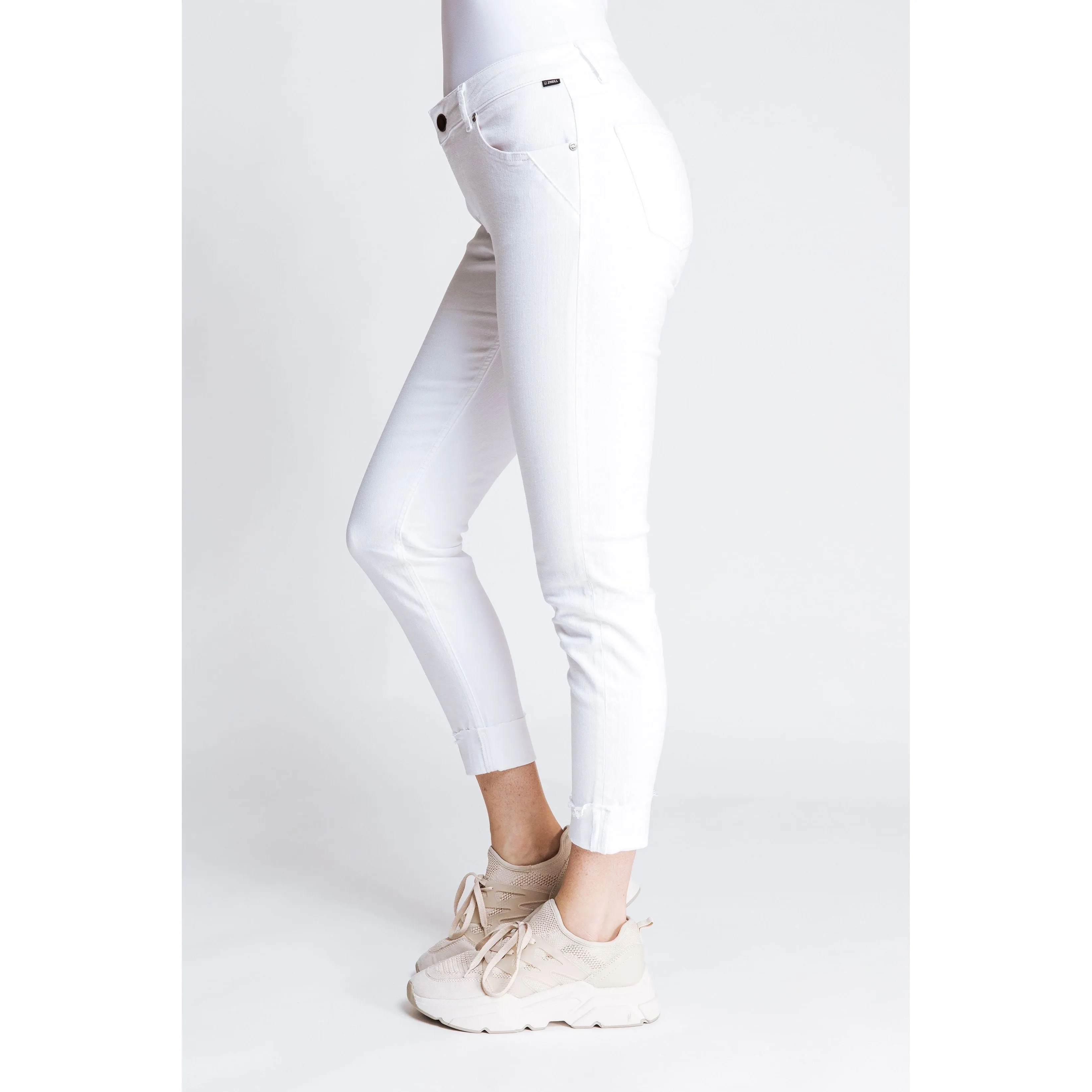 Nova Denim Skinny Jeans in Off White