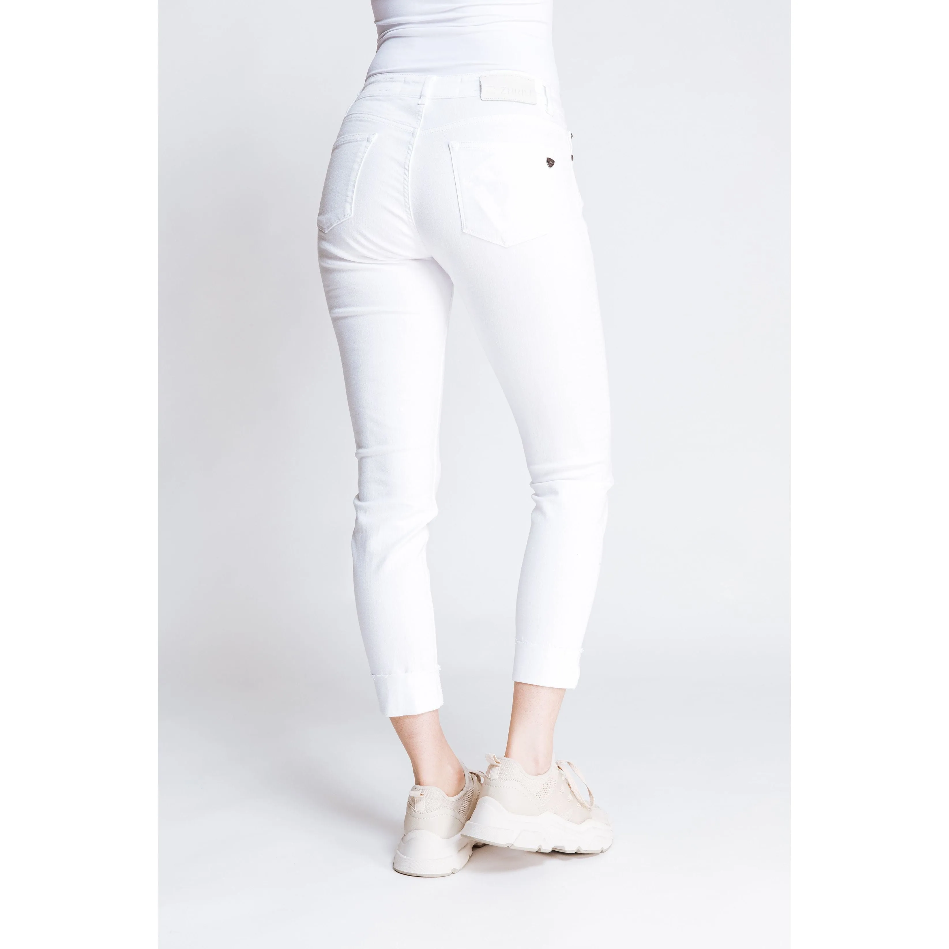 Nova Denim Skinny Jeans in Off White