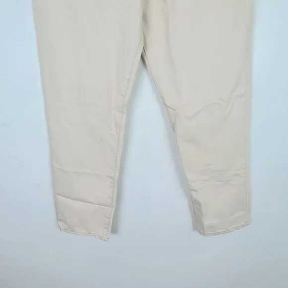 NWT J. Crew Slouchy Boyfriend Jean in Ecru Size 25 NEW