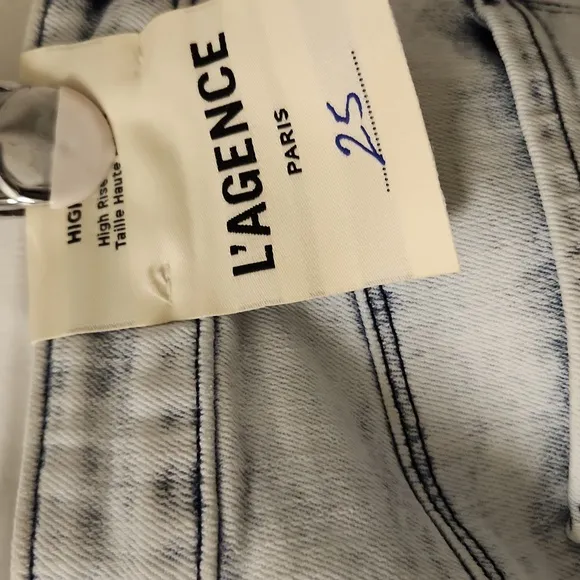 Nwt. L’agence ripped light weight jeans size 25