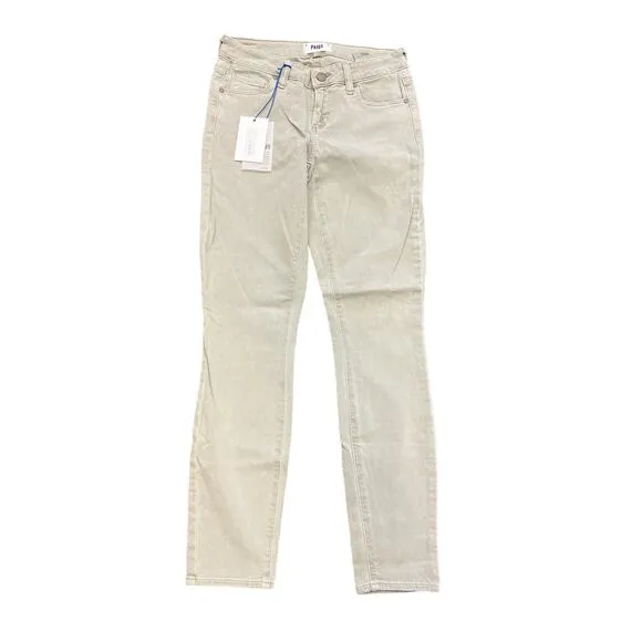 NWT Paige Womens Vintage Faded Gravel Verdugo Ankle Jeans Size 26