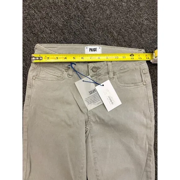 NWT Paige Womens Vintage Faded Gravel Verdugo Ankle Jeans Size 26
