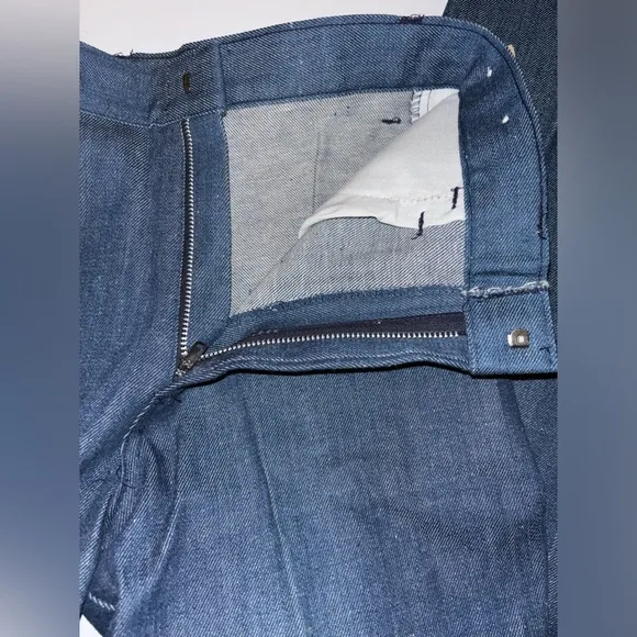 NWT VINTAGE‎ RARE! 70s High Waisted Faded Straight Leg Jeans, Penneys, Sz 11/12