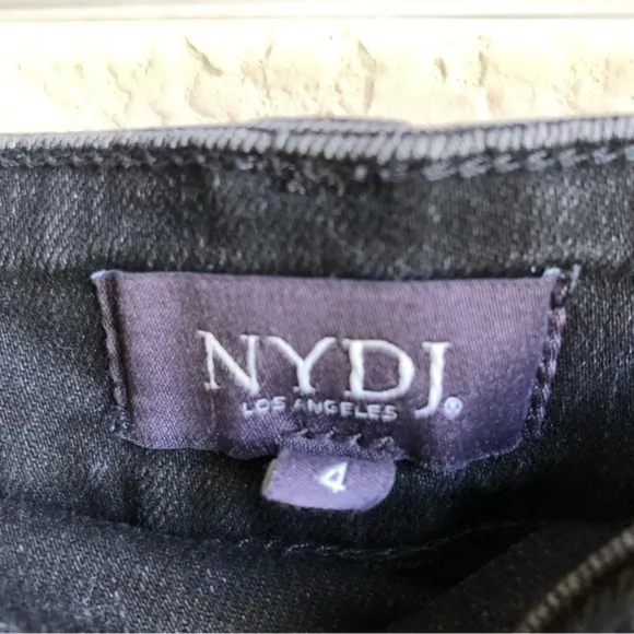 NYJD not your daughters jeans uplift Alina black legging jeans 4