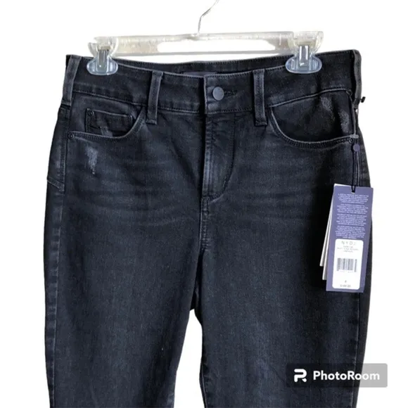NYJD not your daughters jeans uplift Alina black legging jeans 4