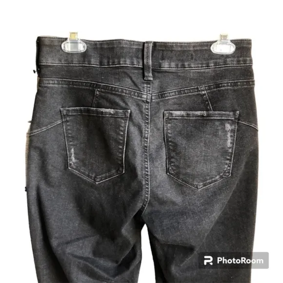 NYJD not your daughters jeans uplift Alina black legging jeans 4