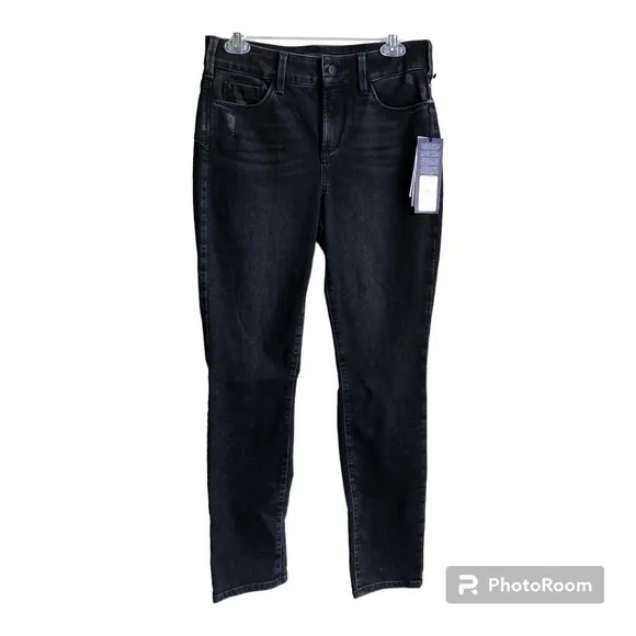 NYJD not your daughters jeans uplift Alina black legging jeans 4