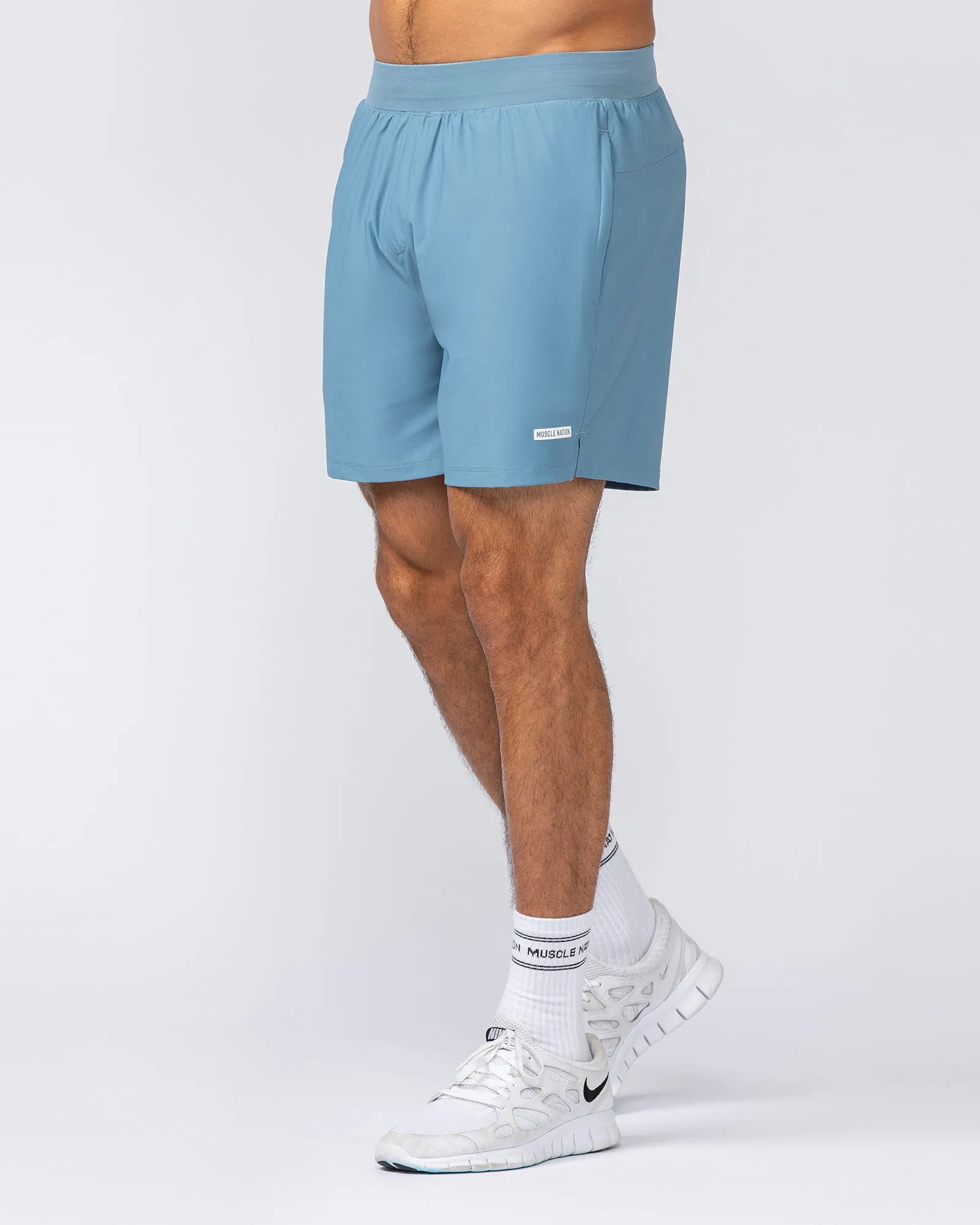 On Repeat Training 5" Shorts - Pale Thunder