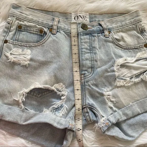 One Teaspoon Diamonds Chargers denim short 26