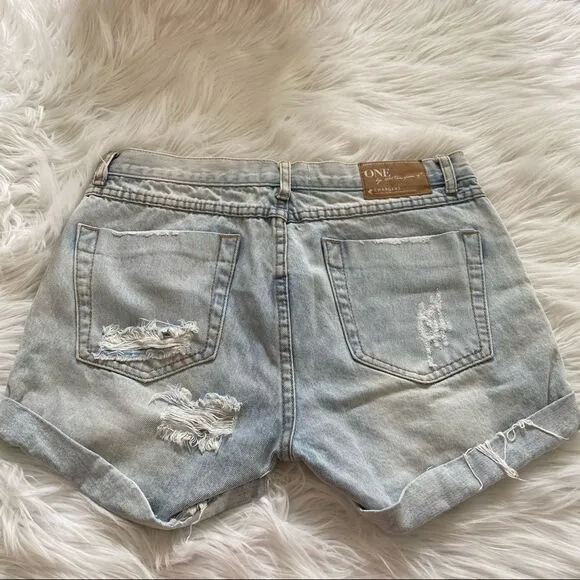 One Teaspoon Diamonds Chargers denim short 26