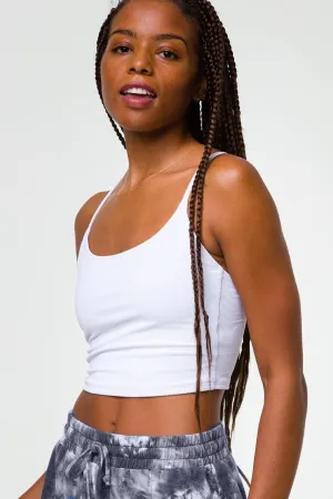 ONZIE Cami Belle Crop White