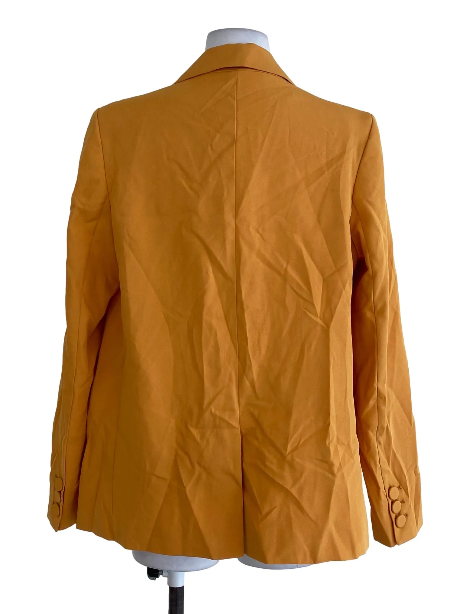 Orange Double Breasted Blazer